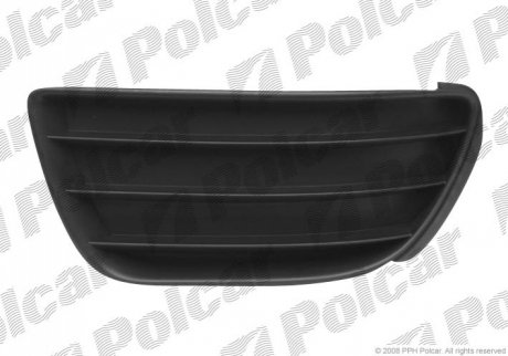 Решітка в бампері правий бік пластик FIAT PUNTO II FL (188) 07.03-09.05 (PJ) Polcar 3023272 (фото 1)