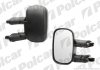 Зеркало внешнее левая сторона управление ручное черная крышка стекло выпуклое стекло хром FIAT DOBLO POLCAR 304051-M 304051M