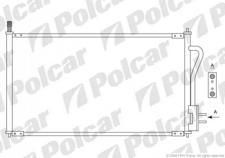 Радиаторы кондиционера Polcar 3201K8C1