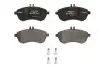 Тормозные колодки дисковые MERCEDES C(W204)/E(W211) "F "07>> LP2028