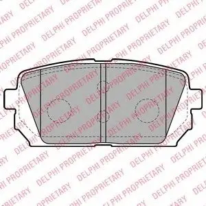 Тормозные колодки дисковые Delphi LP2051