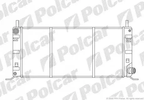 Радиаторы охлаждения Polcar 320408A5