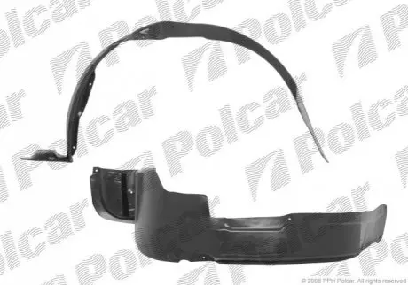 Подкрыльник правая сторона полиэтилен HYUNDAI I30 (FD) 03.07- (ZJ) Polcar 4015FP-1