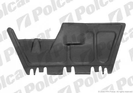 Защита под двигатель срединная ABS+PCV VOLKSWAGEN BEETLE (1C/9C/1Y) 01.98-05.05 (ZJ) Polcar 9501345 (фото 1)