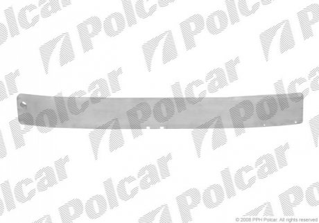 Підсилювач бампера алюміній OPEL CORSA D 07.06-01.11 (PJ) Polcar 555807-3 (фото 1)