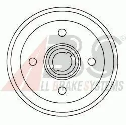 Тормозные барабаны ABS A.B.S. 5125S