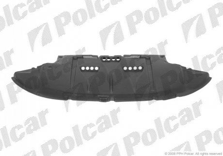 Захист під двигун ABS+PCV AUDI A4 (B6) 11.00-11.04 (ZJ) Polcar 1334345 (фото 1)