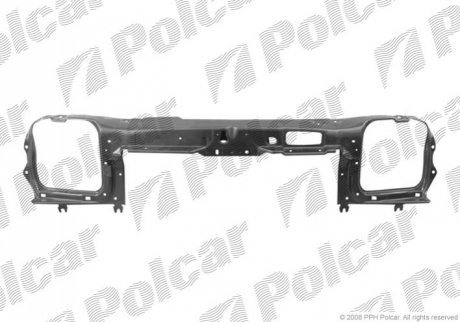 Панель передня з окулярами верх FIAT DOBLO (119/223) 01.01-12.05 (ZJ) Polcar 304004 (фото 1)