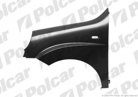 Крыло переднее левая сторона FIAT DOBLO (119/223) 01.06-01.10 (PJ) Polcar 304101