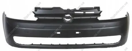 Передній бампер з отворами для накладки чорний OPEL CORSA/COMBO 07.00-10.03 (PJ) 555607-2 Polcar 5556072