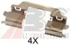 Комплектующие, колодки дискового тормоза A.B.S. 1707Q