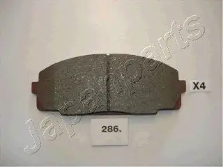 Комплект тормозных колодок, дисковый тормоз JAPANPARTS PA286AF