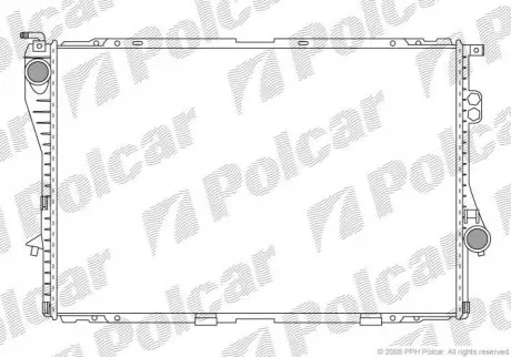 Радіатори охолодження 5 E39 95-03 Polcar 201608A4
