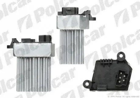 Резистор кондиционера AC=(+/-) BMW X5 E53 00- (PJ) Polcar 2008KST-1 (фото 1)