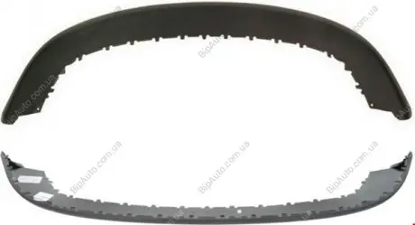 Спойлер переднього бампера чорний VOLKSWAGEN GOLF V (1K) 10.03-05.09 (PJ) Polcar 951325