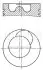 Поршень MAHLE MAHLE / KNECHT 2094100 (фото 1)