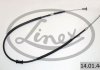 Трос ручного тормоза LINEX 140144