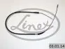 Трос ручного гальма LINEX 030114