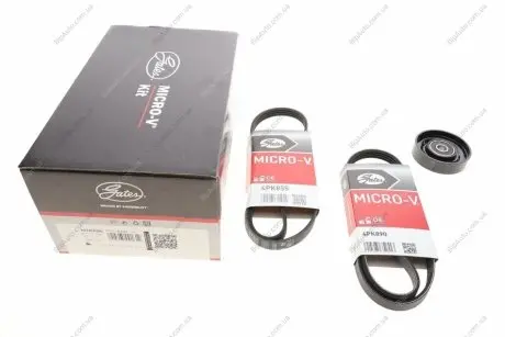 Поликлиновый ременной комплект Gates K074PK890