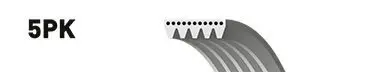Ремень клиновый Gates 5PK1515