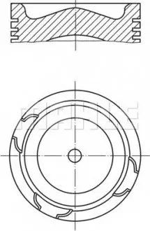 Поршень MAHLE MAHLE / KNECHT 2136900