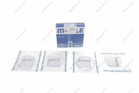 Кільця поршневі,комплект MAHLE MAHLE / KNECHT 02822N0