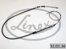 Трос ручного тормоза LINEX 320136