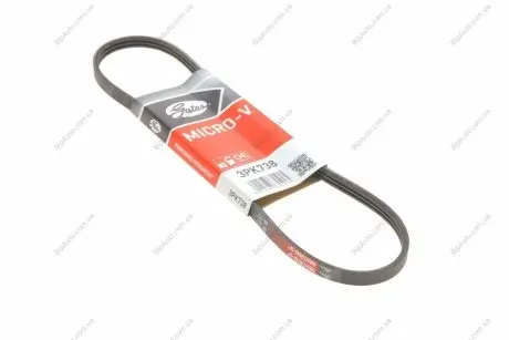 Ремень клиновый Gates 3PK738