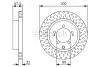 Тормозной диск MITSUBISHI Lancer EVO IX/VIII 2,0 4G63 R \&#039;\&#039;04&gt;&gt; BOSCH 0986479T33 (фото 1)