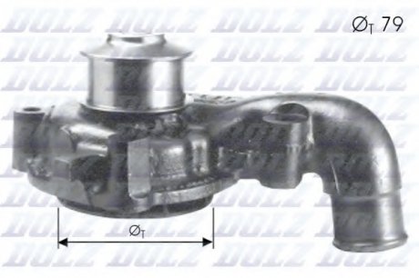 Водяний насос DOLZ F155 (фото 1)