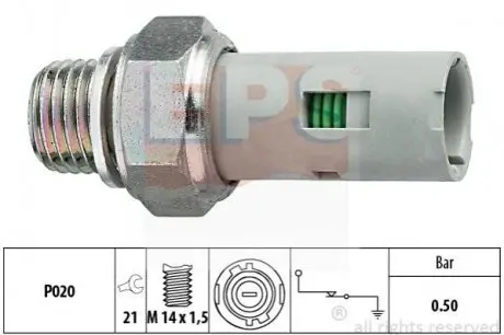 Датчик тиску масла Nissan,Opel,Renault,Volvo EPS 1800151