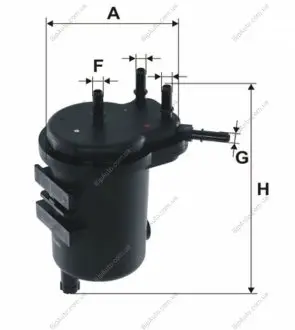 Топливный фильтр WIX FILTERS WF8363