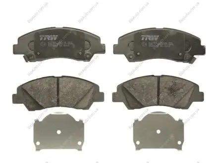Гальмівні колодки дискові HYUNDAI/SUZUKI I10/SX4/Vitara "F "13>> TRW GDB3618