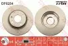 Диск тормозной (1 шт.).) CHEVROLET Aveo(T300)/Cobalt "F D=256mm "11>> DF6254