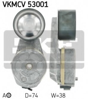 Натяжной ролик, поликлиновой ремень SKF VKMCV53001 (фото 1)