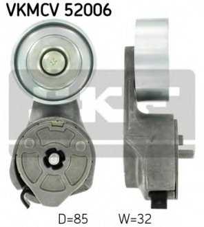 Натяжний ролик, полікліновий ремінь SKF VKMCV52006
