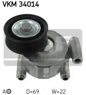 Натяжний ролик, поліклиновий ремінь VKM 34014 SKF VKM34014
