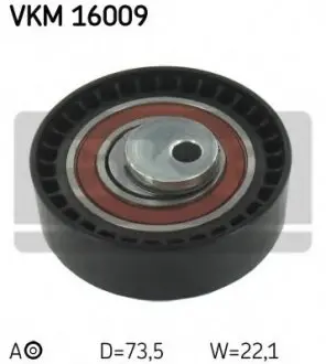Натяжной ролик, ремень ГРМ SKF VKM16009 (фото 1)