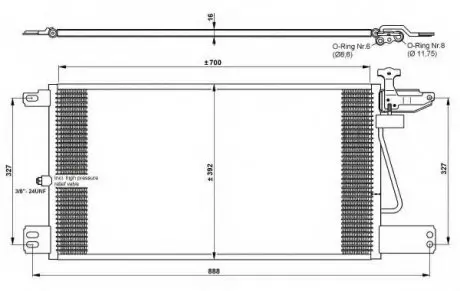 Конденсатор, кондиціонер NRF 35790