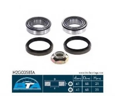 Комплект подшипника ступицы колеса BTA H2G035BTA