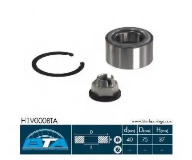 Подшипник колеса <8482109000> BTA H1V000BTA