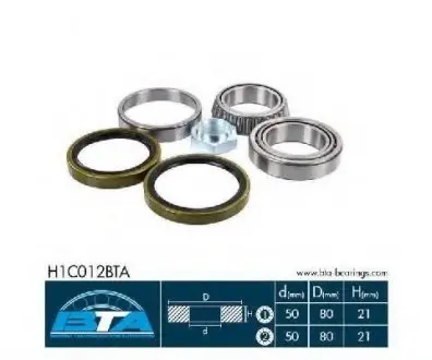 Підшипник колеса,комплект BTA H1C012BTA