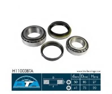 Підшипник колеса,комплект BTA H11003BTA