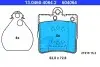 Комплект тормозных колодок, дисковый тормоз ATE 13046040642 (фото 1)