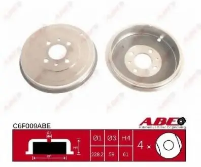 Гальмівний барабан ABE C6F009ABE