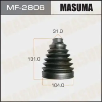 Пыльник ШРУСа Пластик MF-2806 HILUX SURF/ #N215/ LAND CRUISER PRADO/ #J120 front out MASUMA MF2806 (фото 1)