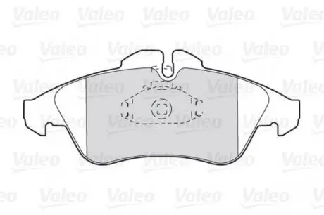 Колодки гальм. пров MB SPRINTER MERCEDES Vito (1/1996>9/2003) / VOLKSWAGEN LT III (6/2003>7/2006) / ME Valeo 301044