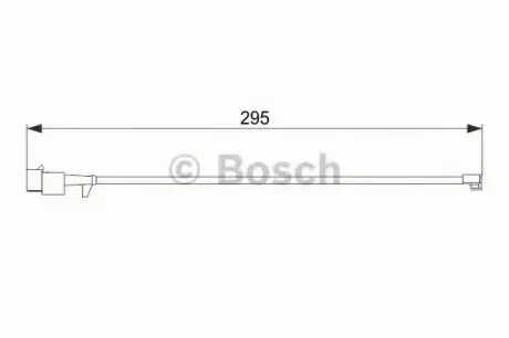 Гальмівні аксесуари (Датчик зносу колодки) BOSCH 1987474575