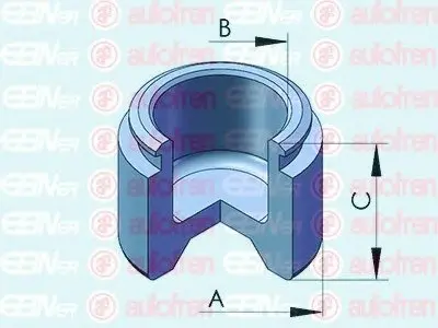 Поршень, корпус скобы тормоза SEINSA AUTOFREN D025346