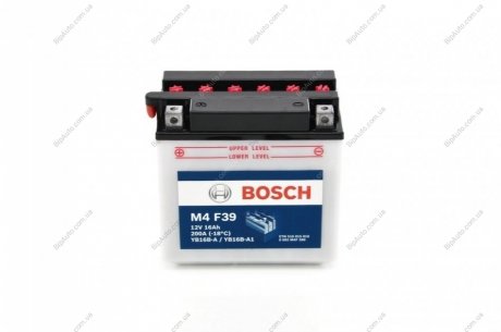 Акумуляторна батарея 16Ah/200A (160x90x161/+R/B0) (мото) Знято з постачання BOSCH 0 092 M4F 390 (фото 1)
